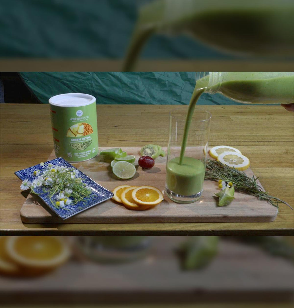 Smoothie αποτοξίνωσης με αγγούρι και αβοκάντο